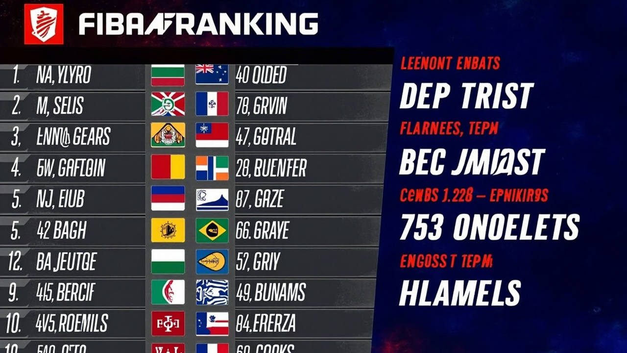 FIBA最新ランキング：バス