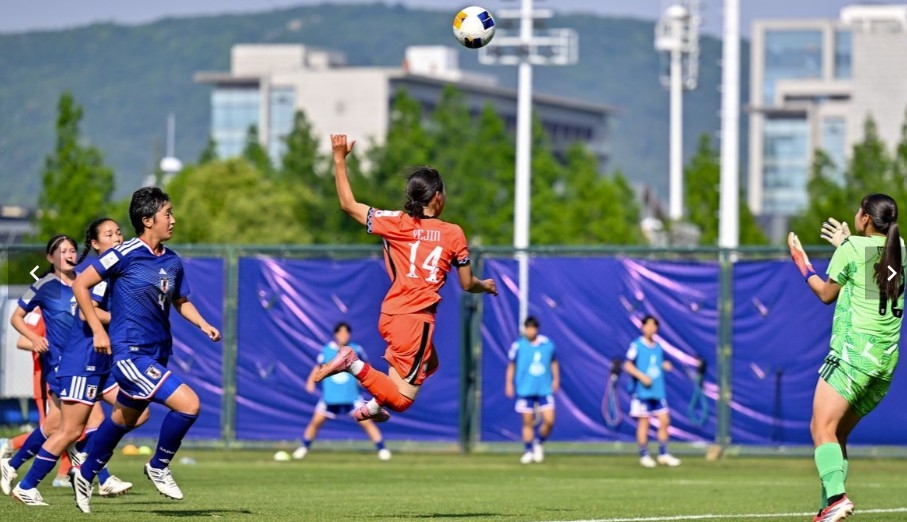 한국 U-17 여자 축구, 일본에 0-1 석패…여자 월드컵 진출 실패