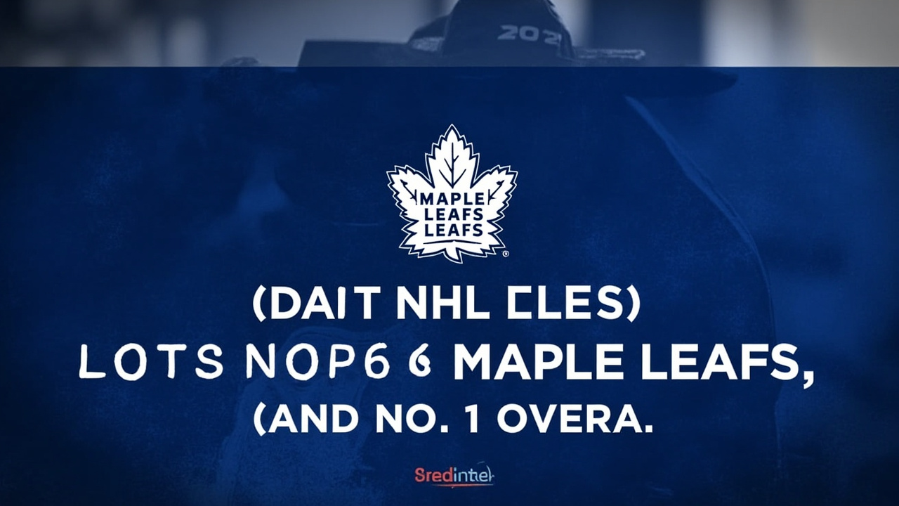 2026 NHL Draft Lottery results: Maple Leafs land No. 1 overall pick ahead of