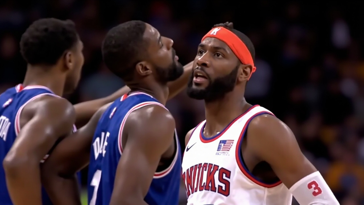 Knicks sweep 76ers; Victor Wembanyama ejected from Game 4; Wizards win