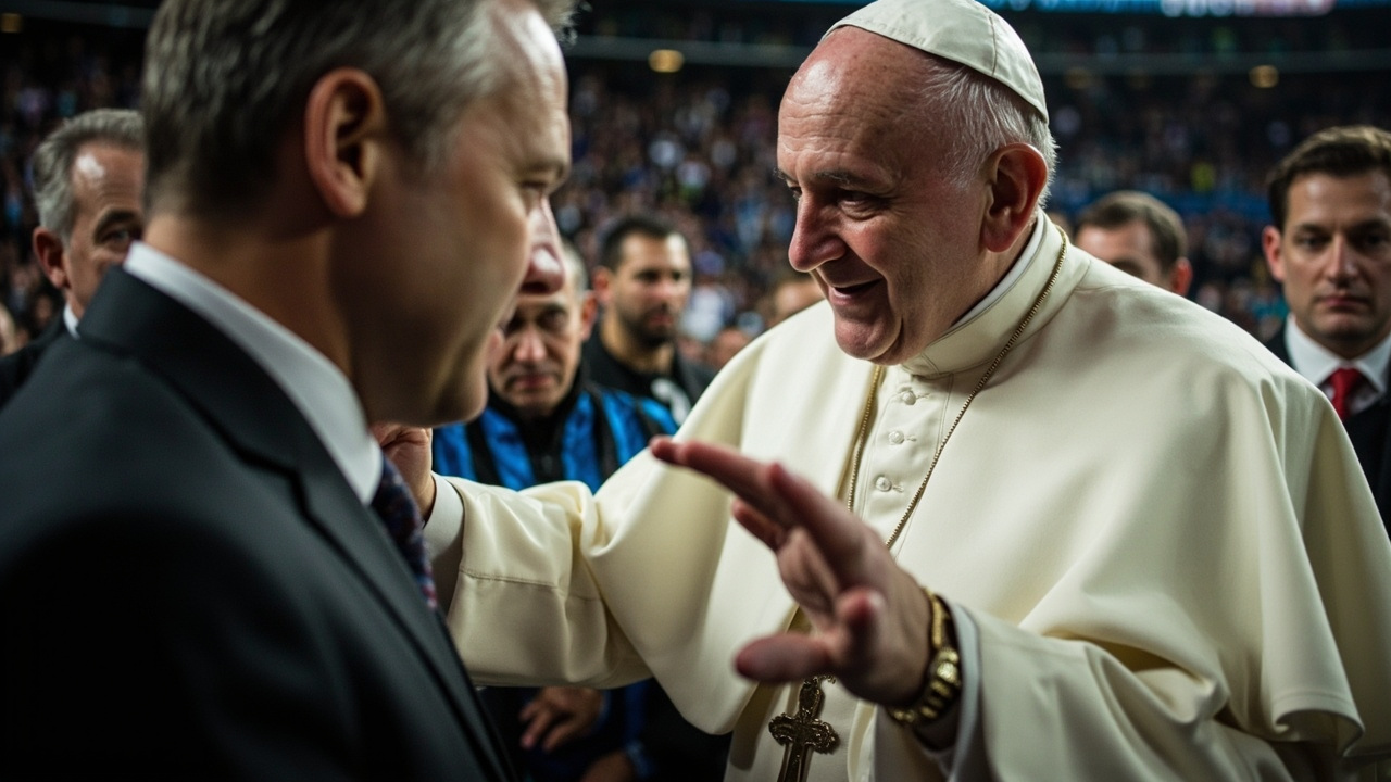 Pope blesses Serie A champion Inter Milan and reminds them to be responsible