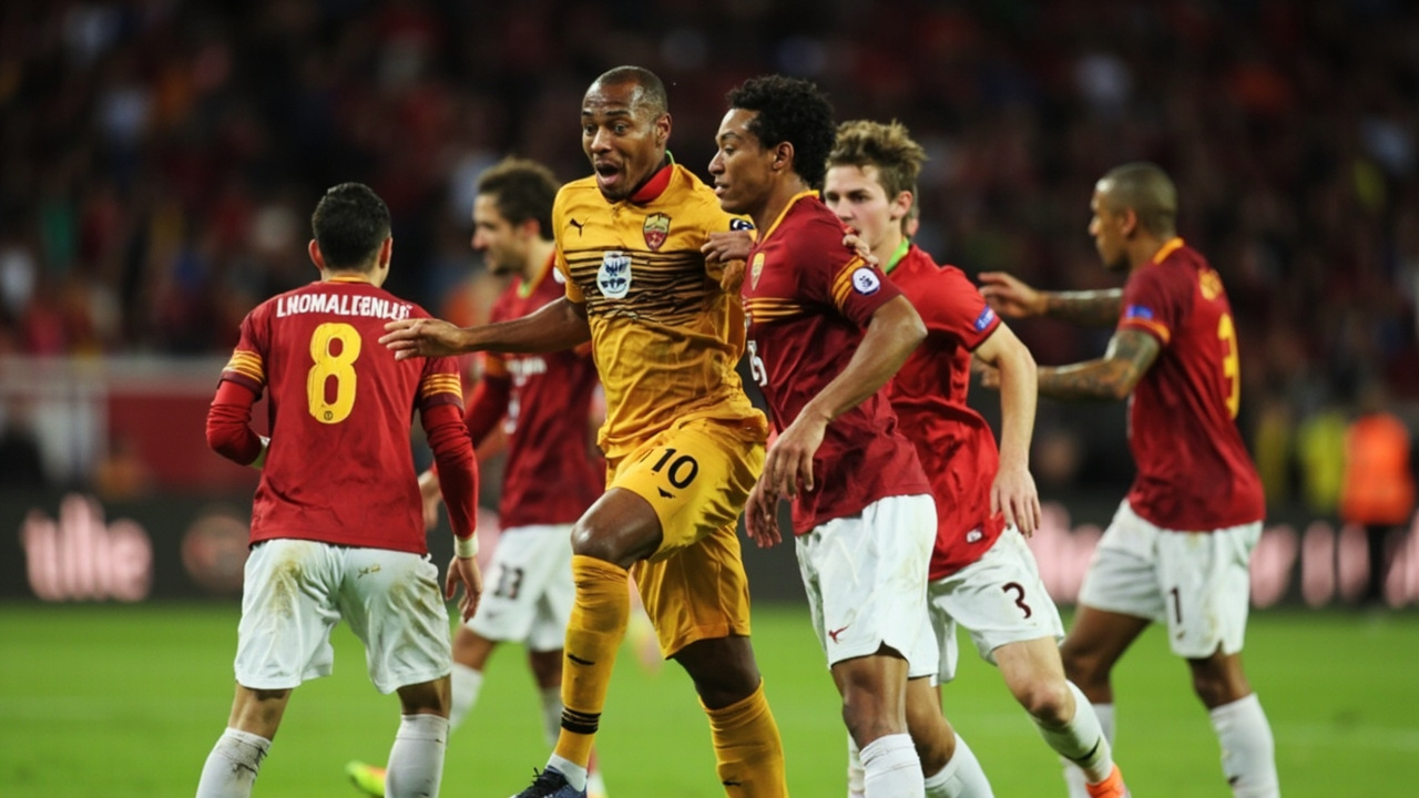 Malen Scores Twice as Roma Beats Cagliari, Stays in Serie A Title Race