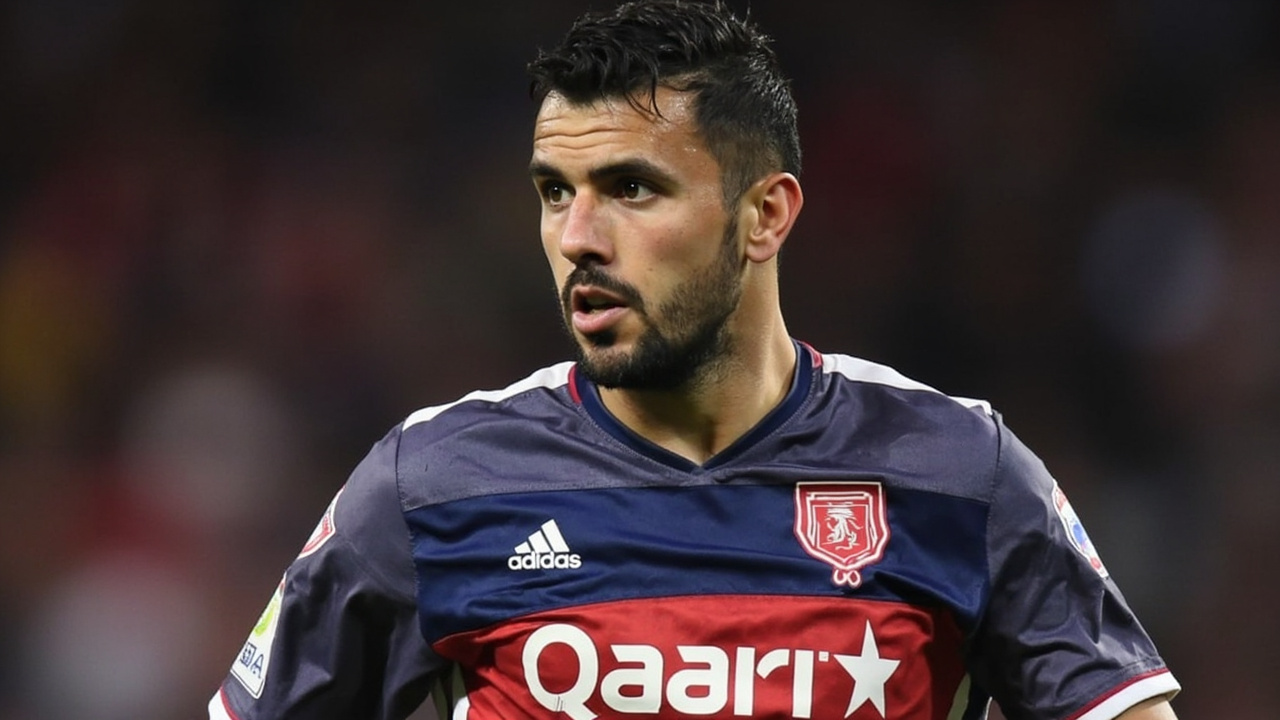 Qatar's 42-year-old forward Sebastián Soria could become oldest outfield player in World Cup hi