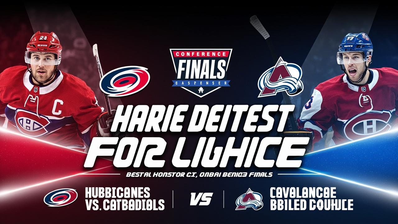 Conference finals set: Hurricanes sweep into East final, Avalanche face Golden Knights