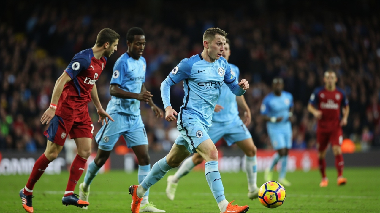 Man City cuts Arsenal's lead to 2 points with win over Crystal Palace