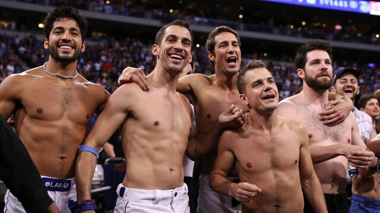 "Tarps Off" Is the Viral Trend Sending MLB Fans Shirtless to Games