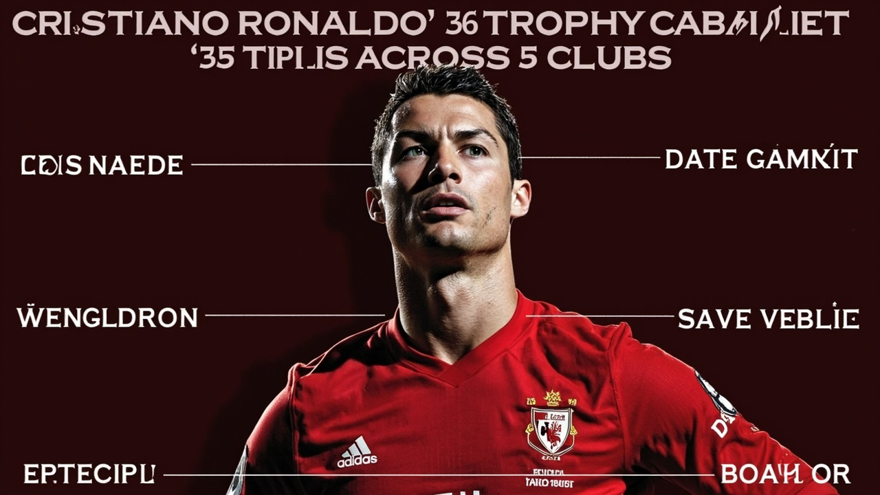 Cristiano Ronaldo's Trophy Cabinet: 35 Titles Across 5 Clubs