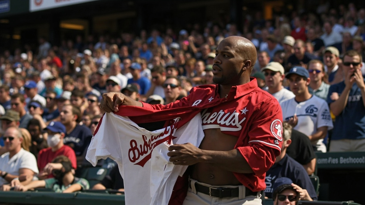 Tarps Off Trend Takes Over MLB Stadiums As Fans Remove Shirts In Growing Viral Phenomenon