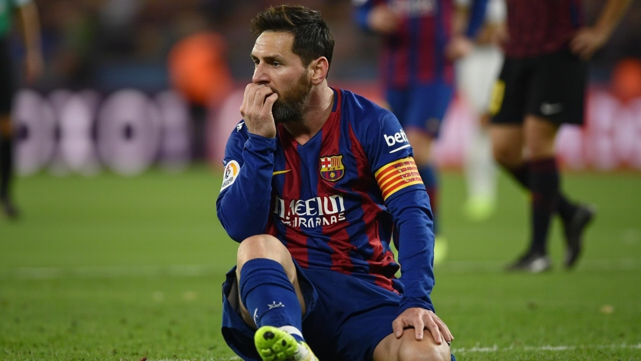Messi Leaves Match With Leg Injury 18 Days Before World Cup