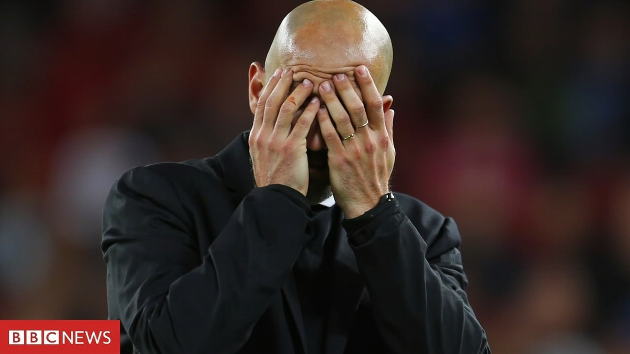 Pep Guardiola Ends 10-Year Reign With Tears as Manchester City Falls to Aston Villa