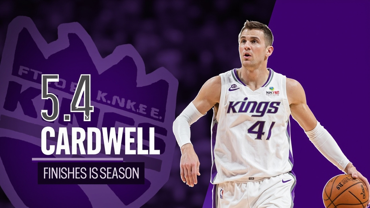 Kings Rookie Cardwell Finishes Season with 5.4 Points, 7.5 Rebounds