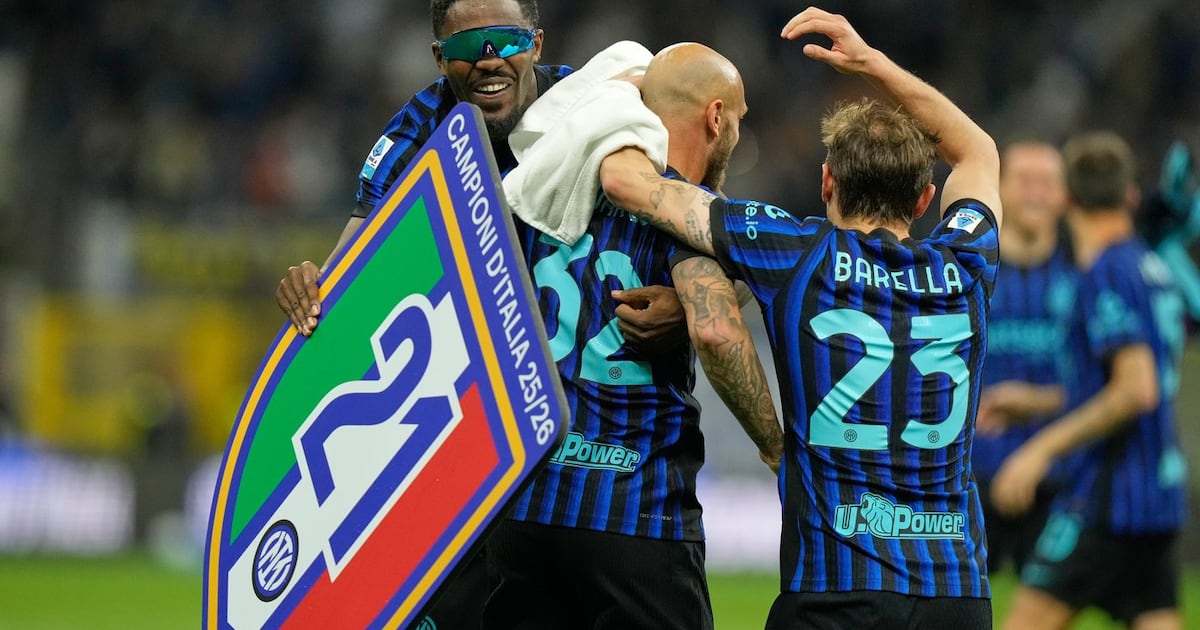 Inter Milan Clinches Serie A Title, Transforming Last Season's Treble Disappointment into Domes