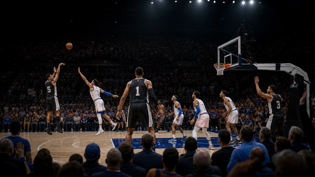 Spurs Hit NBA Finals Record 14 Threes in First Half Against Knicks
