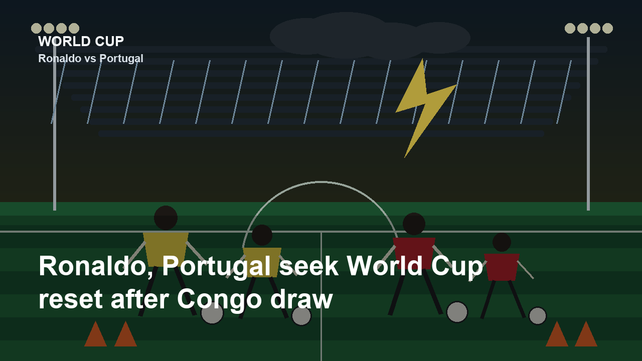 Ronaldo, Portugal seek World Cup reset after Congo draw