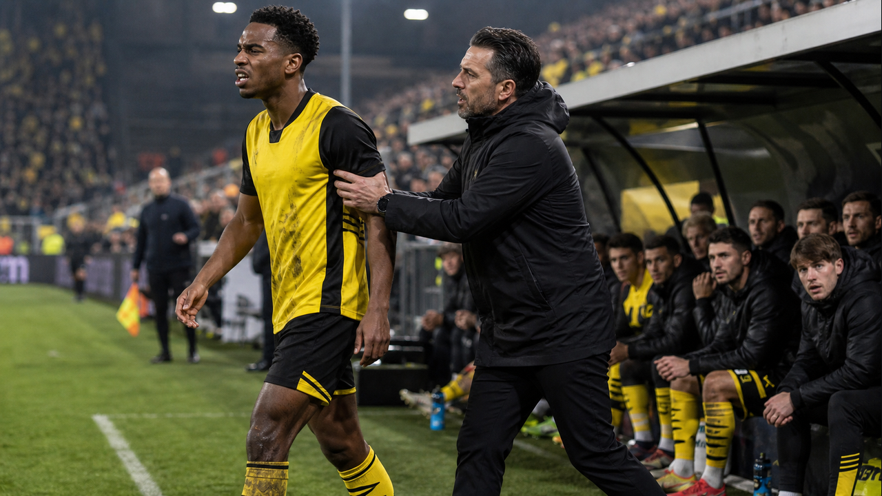 Dortmund’s Adeyemi faces a fine for his emotional reaction to being