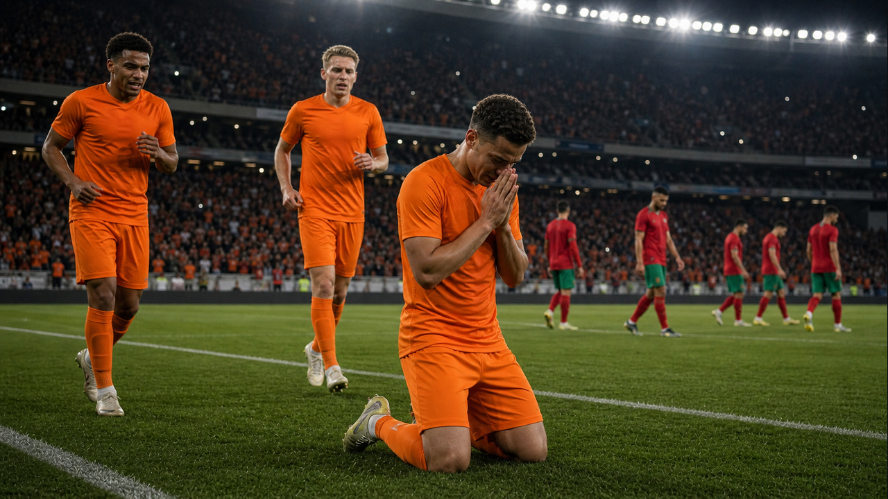 A goal, a prayer and a standing ovation for Gakpo amid personal