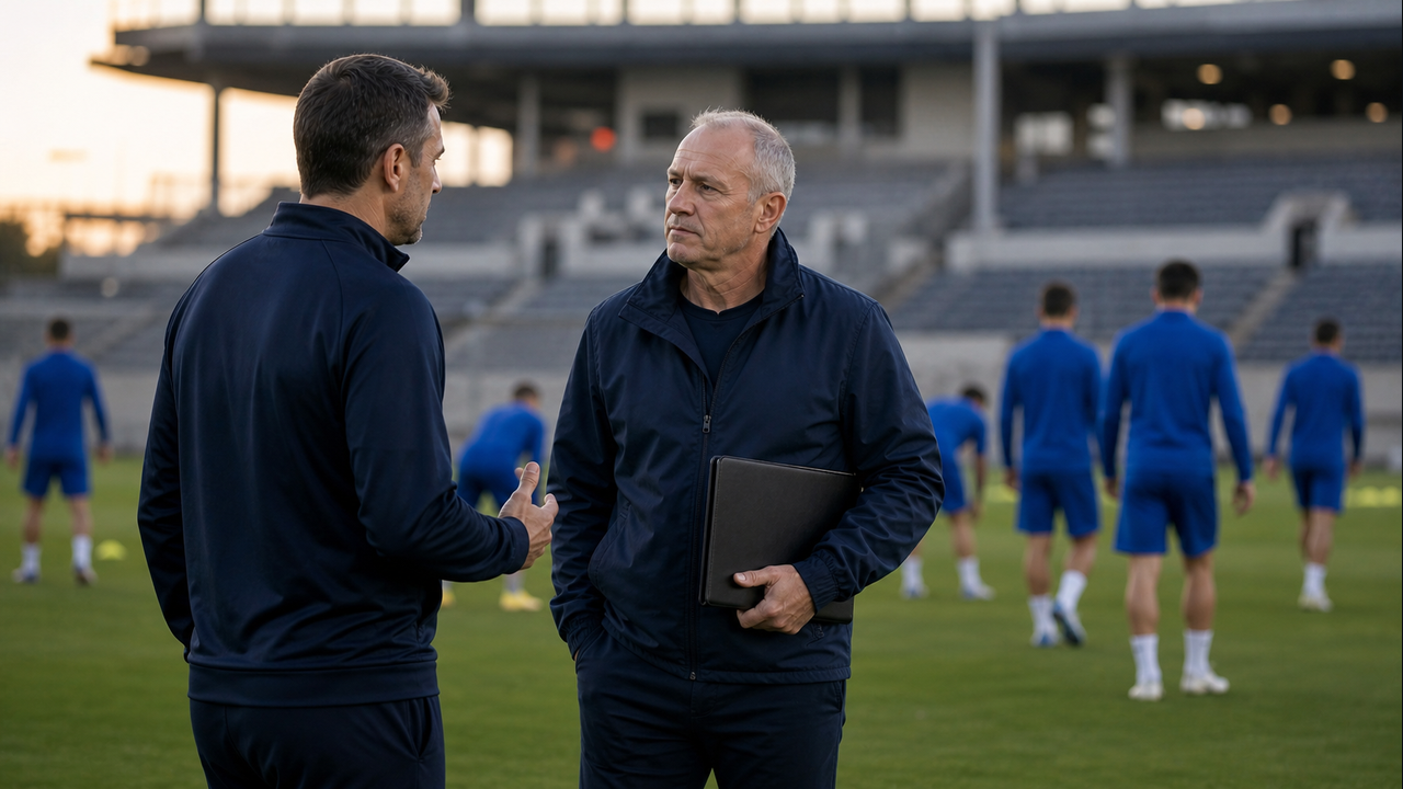 Deschamps Back with France at World Cup After Flying to Europe for His Mothers Funeral