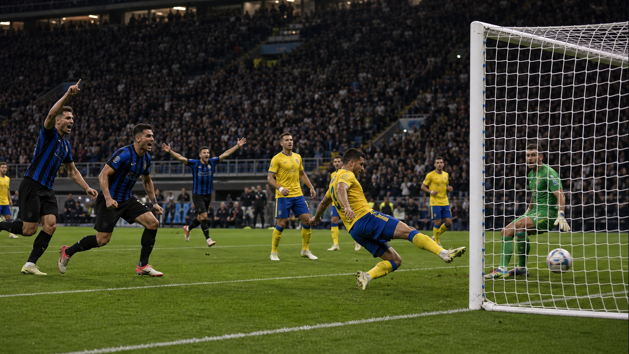 Inter Milan score late winner to beat Hellas