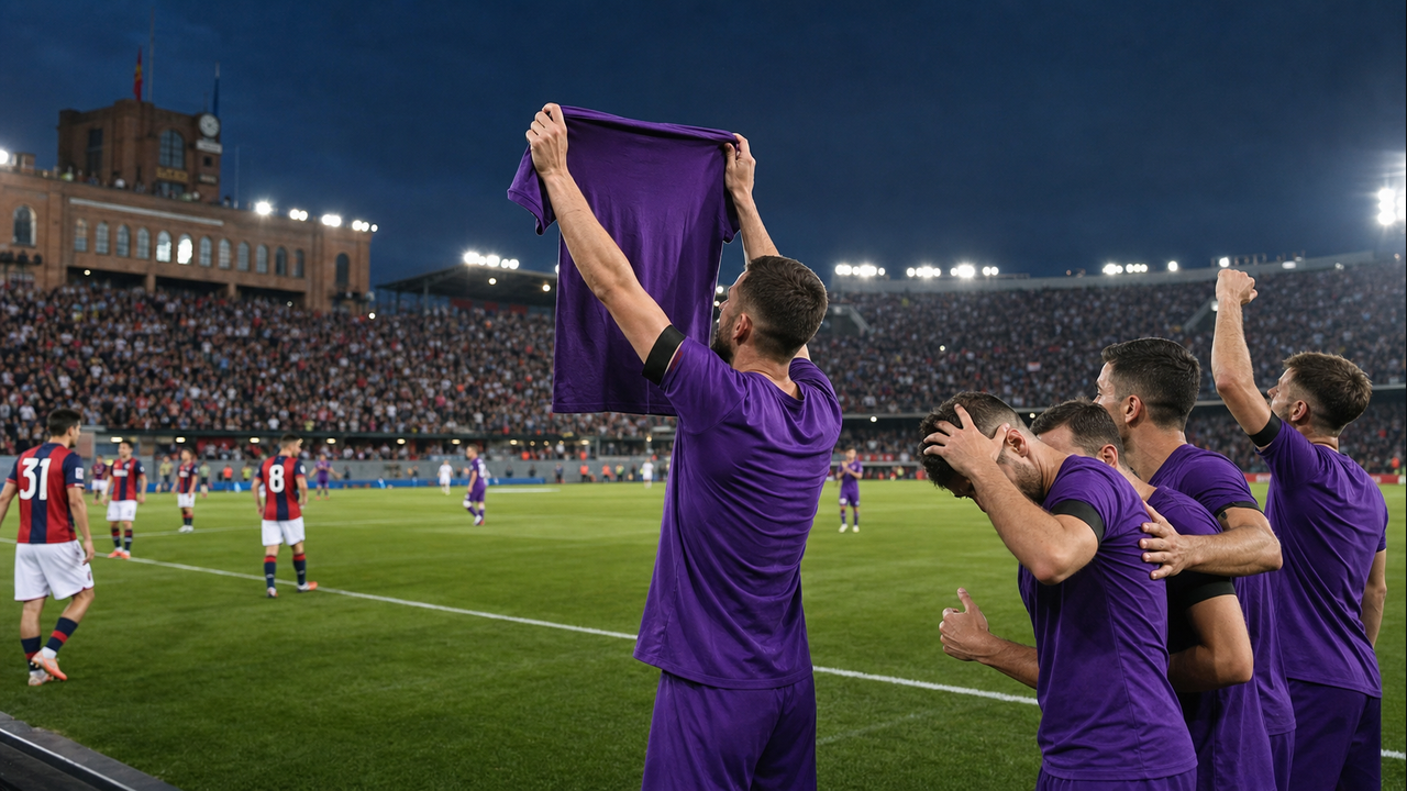 Fiorentina Pays Tribute to Late Owner Commisso in Emotional Win at Bologna