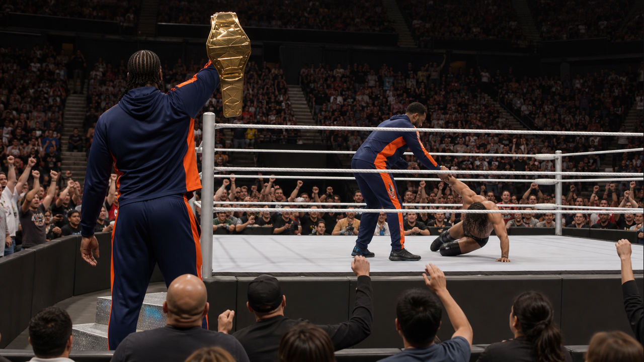 Jalen Brunson and Karl-Anthony Towns Join WWE Show at Madison Square Garden