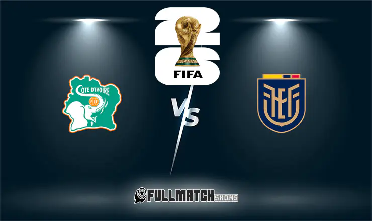 Ivory Coast vs Ecuador 14 June 2026