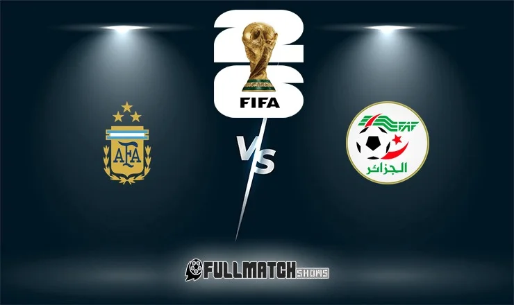 Argentina vs Algeria 16 June 2026