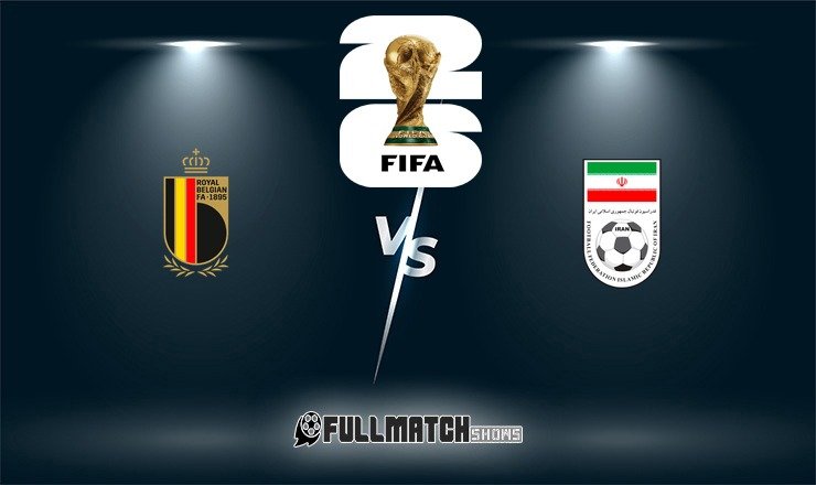Belgium vs Iran 21 June 2026