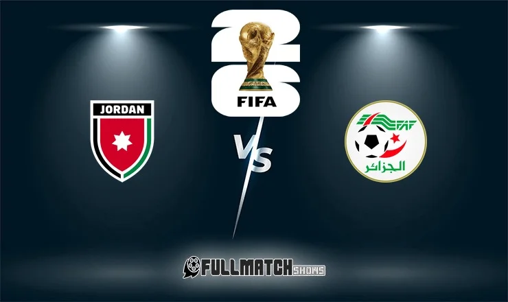 Jordan vs Algeria 22 June 2026