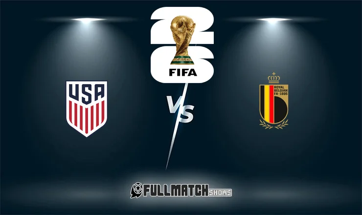 USA vs Belgium 6 July 2026